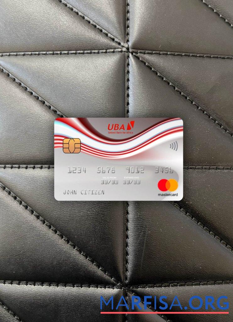 Blank Guinea UBA mastercard photolook front real example